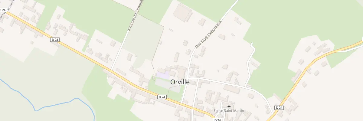 Plan du 3 Rue Noël Debureaux à Orville