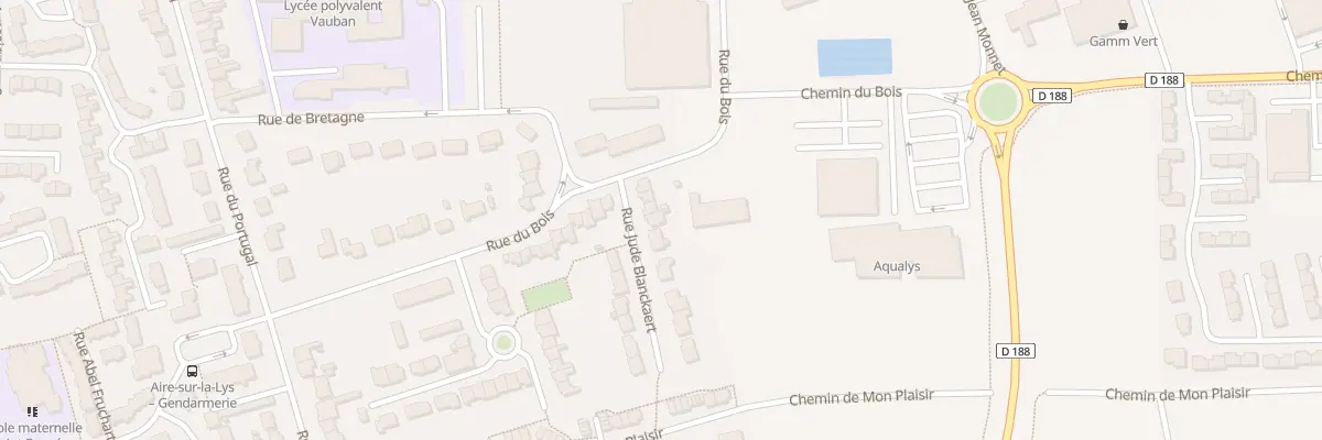 Plan du 7 Rue Jude Blanckaert à Aire-sur-la-Lys