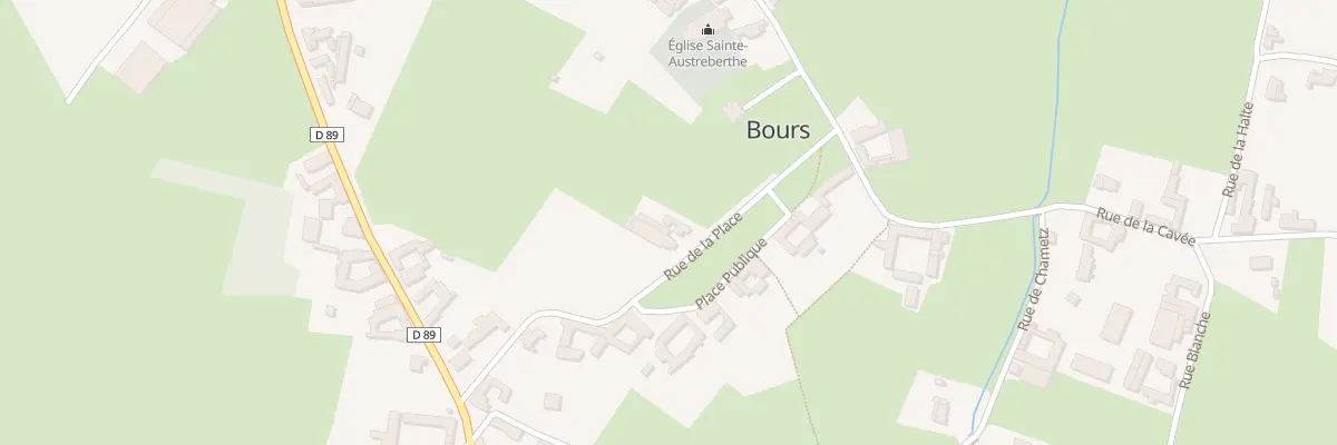 Plan du 16 Rue de la Place à Bours