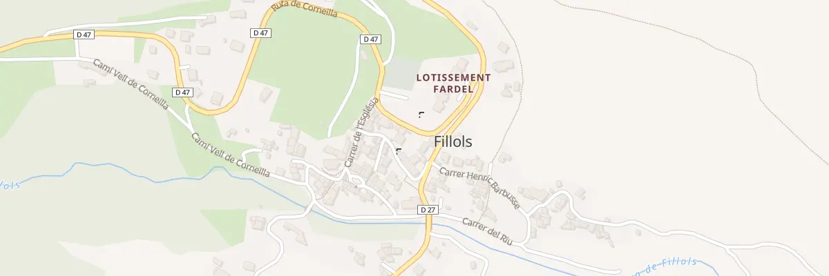 Plan du 10 Le Village à Fillols