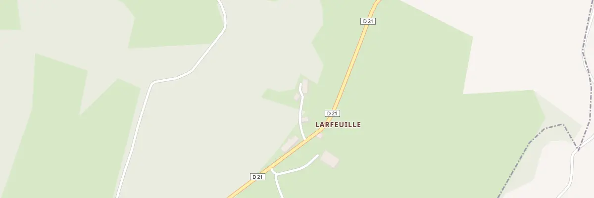 Plan du 1 Larfeuille à Lamazière-Haute
