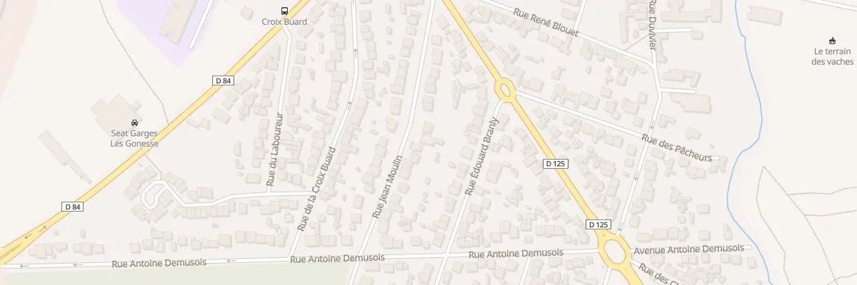 Plan du 23 Rue Jean Moulin à Garges-lès-Gonesse