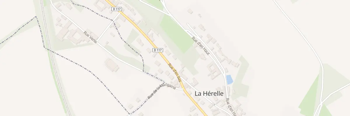 Plan du 15B Rue d’En Bas à La Hérelle