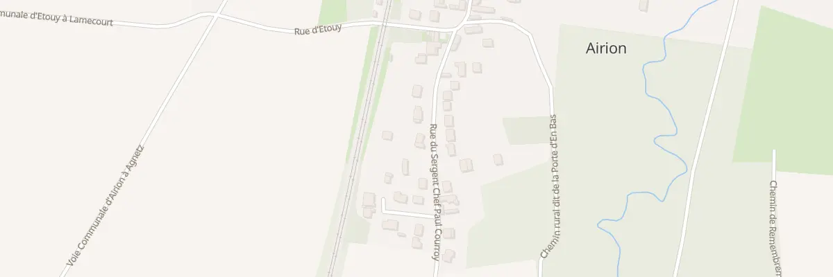 Plan du 16 Rue du Sergt Chef Paul Courroy à Airion