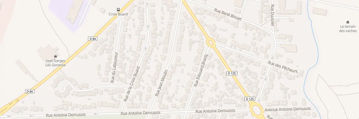 Plan du 21 Rue Jean Moulin à Garges-lès-Gonesse