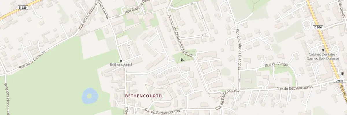 Plan du 3B Rue de Béthencourtel à Clermont