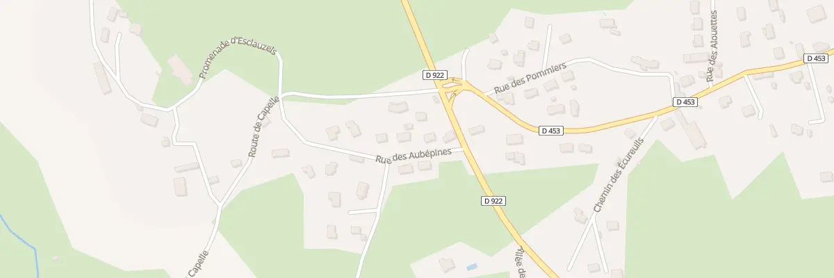 Plan du 6 Rue des Aubepines à Reilhac