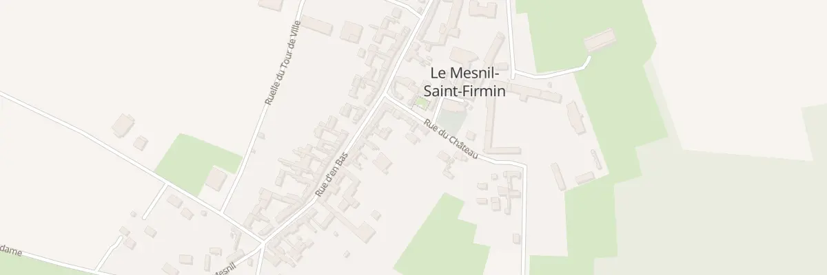 Plan du 28 Rue du Château au Mesnil-Saint-Firmin