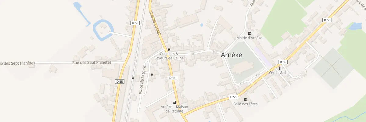 Plan du 13 Rue Paul Gosset à Arnèke