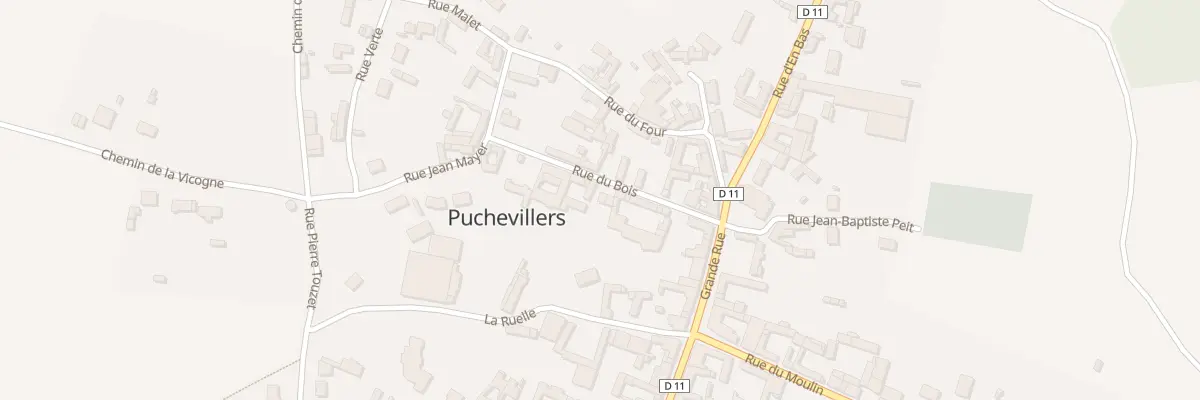 Plan du 3 Rue du Bois à Puchevillers