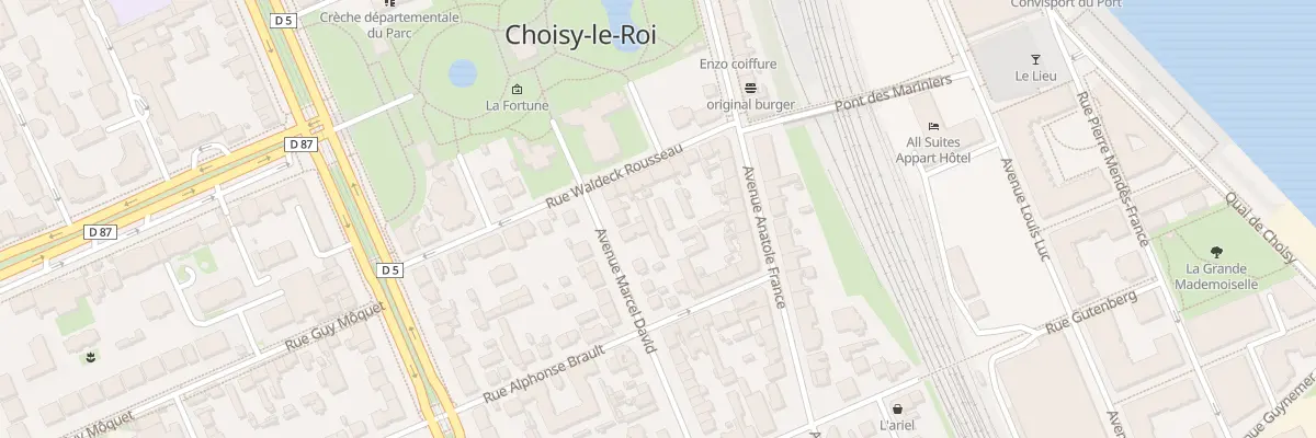 Plan du 11 Rue Waldeck Rousseau à Choisy-le-Roi