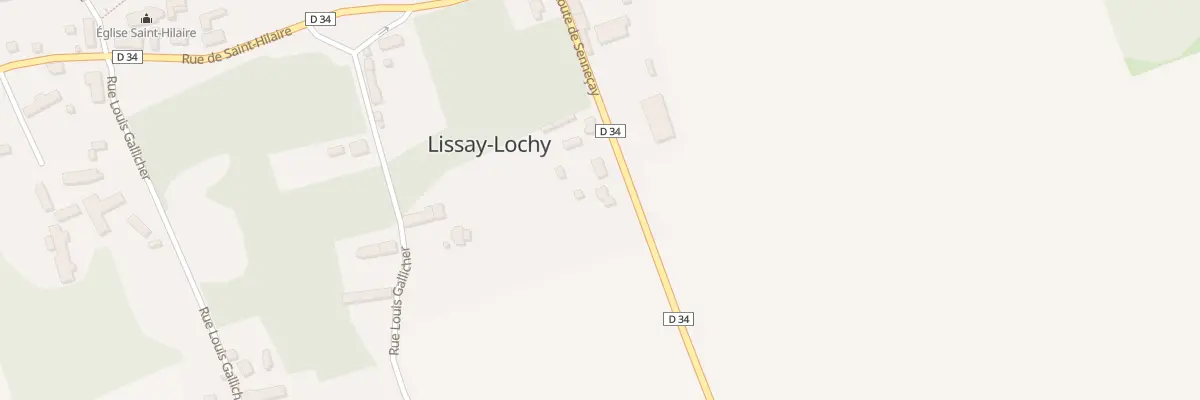 Plan du 6 Rte de Sennecay à Lissay-Lochy