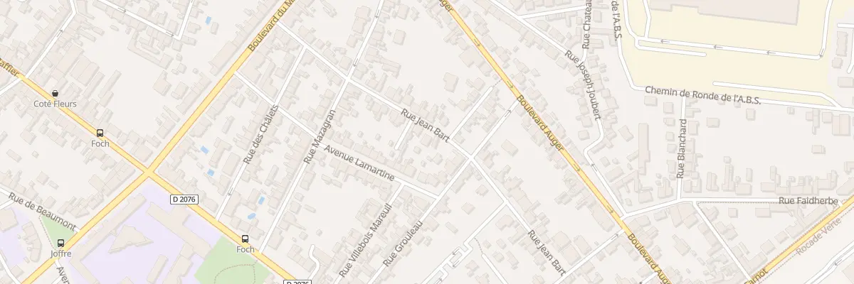Plan du 28B Rue Jean Bart à Bourges