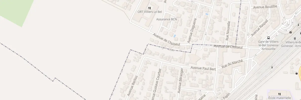 Plan du 36 Av Paul Bert à Arnouville