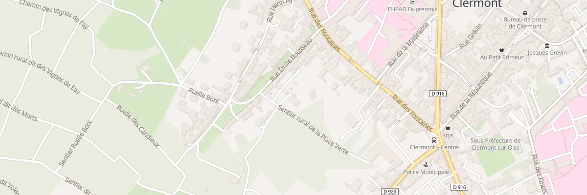 Plan du 21T Rue Emile Bousseau à Clermont
