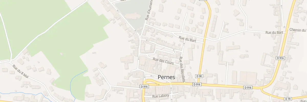 Plan du 1 Pl du Pre Englard à Pernes