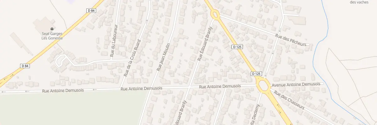 Plan du 24 Rue Branly à Garges-lès-Gonesse