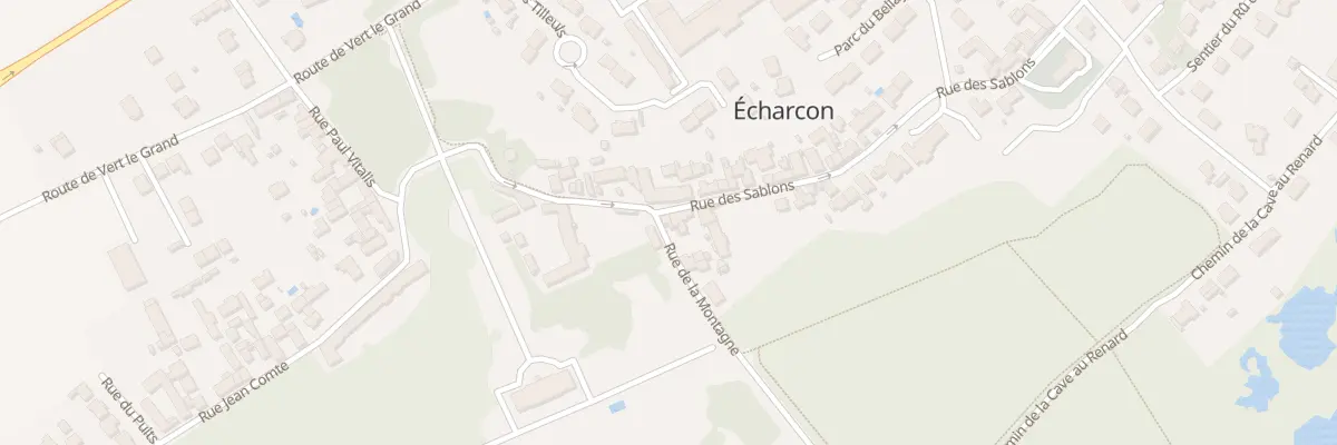 Plan du 33 Rue des Sablons à Écharcon