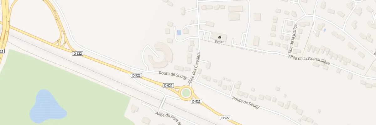 Plan du 1B All des Cerisiers à Luzarches