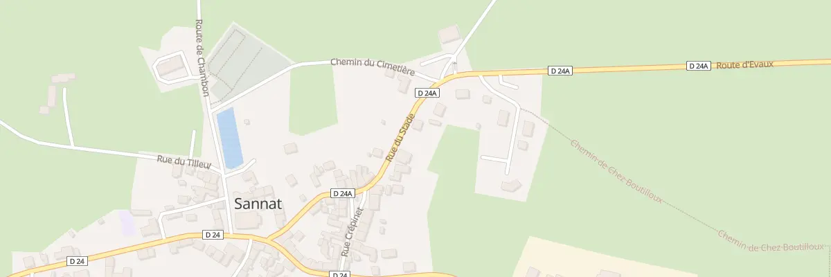 Plan du 14 Rue du Stade à Sannat