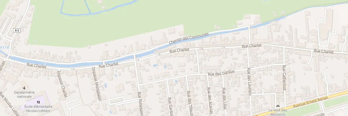 Plan du 96 Rue Charlet à Bourges