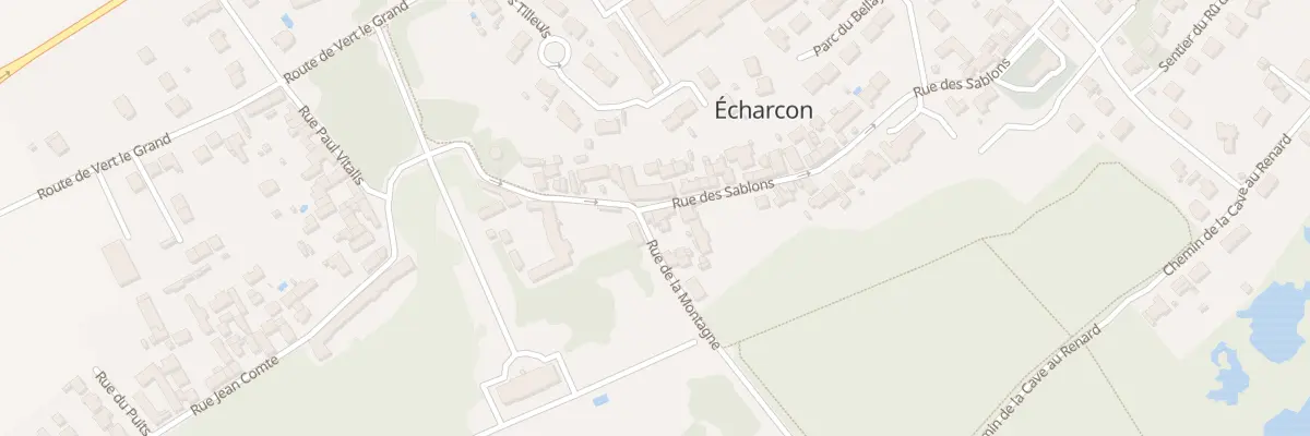 Plan du 29 Rue des Sablons à Écharcon