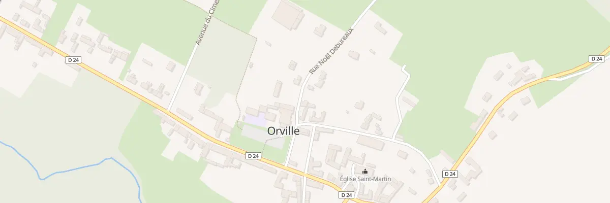 Plan du 2 Rue Noël Debureaux à Orville