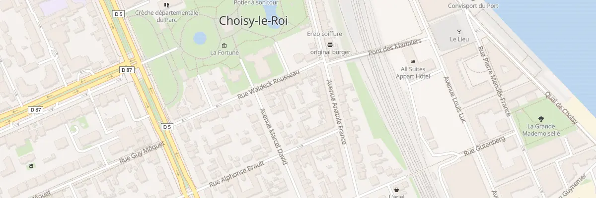 Plan du 9 Rue Waldeck Rousseau à Choisy-le-Roi