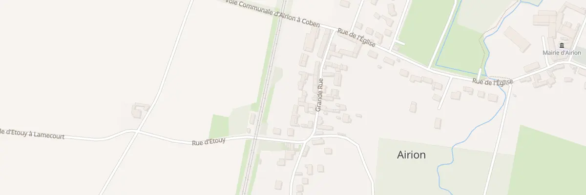Plan du 10 Gr Grande Rue à Airion