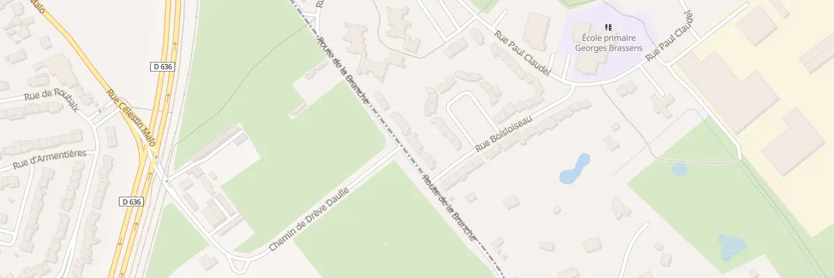 Plan du 309 Rte de la Branche à Téteghem-Coudekerque-Village
