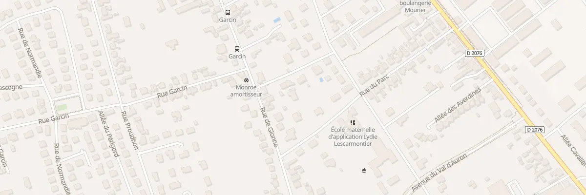 Plan du 42 Rue du Parc à Bourges