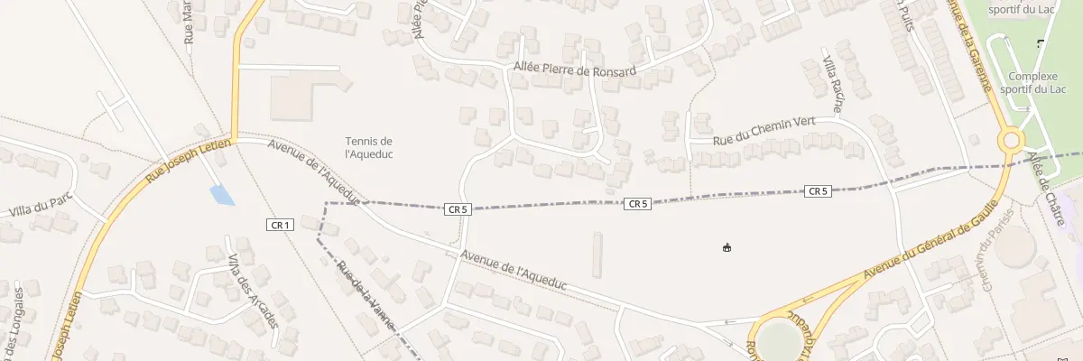 Plan du 86 All Ronsard à Évry-Courcouronnes