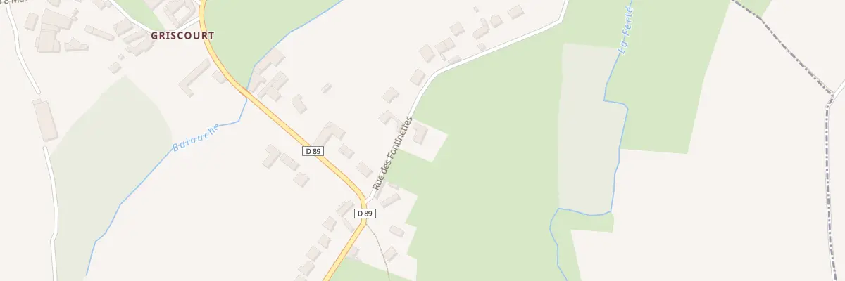 Plan du 7 Rue des Fontinettes à Bours
