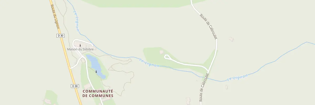 Plan du 55 Rte de Cabroulet au Bez
