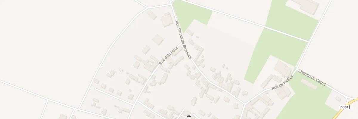 Plan du 10 Rue d’En Haut à Rouvrel