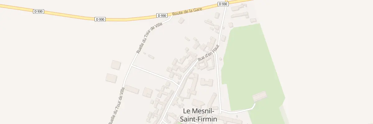 Plan du 12 Rue d’En Haut au Mesnil-Saint-Firmin
