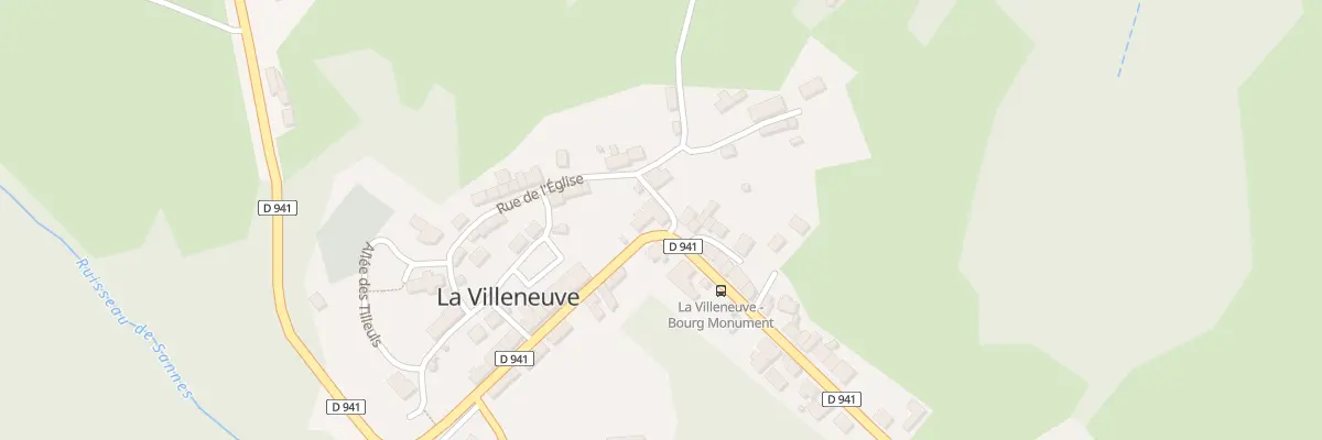 Plan du 9 Rue Grande Rue à La Villeneuve