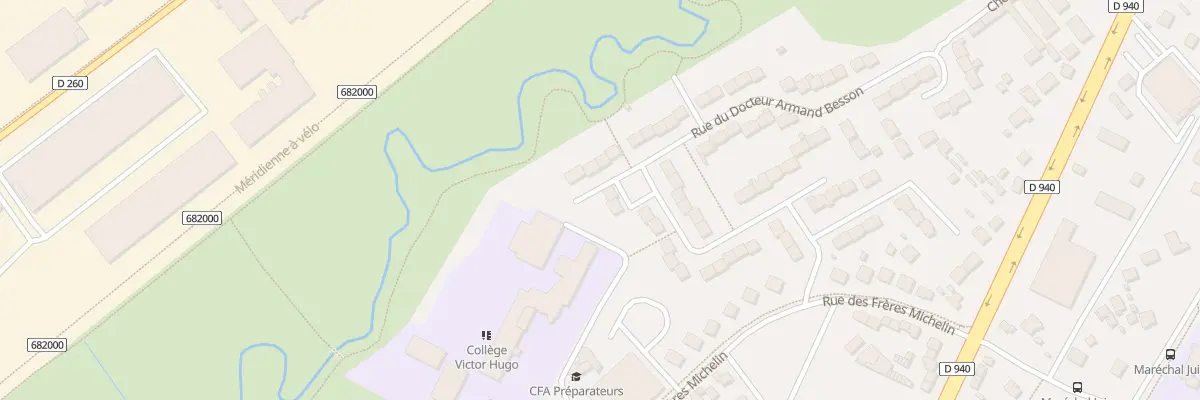 Plan du 31 Rue du Doc Zamenhof à Bourges