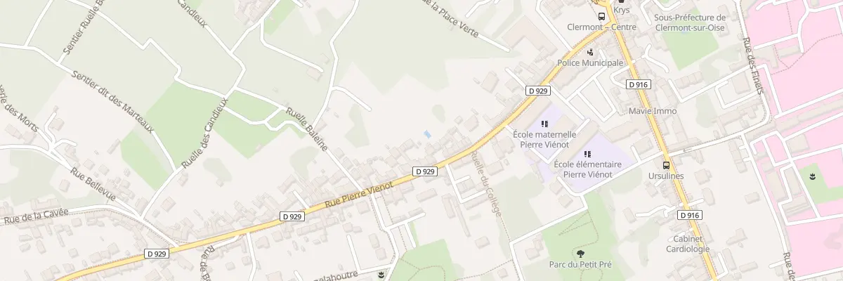 Plan du 36 Rue Pierre Viénot à Clermont