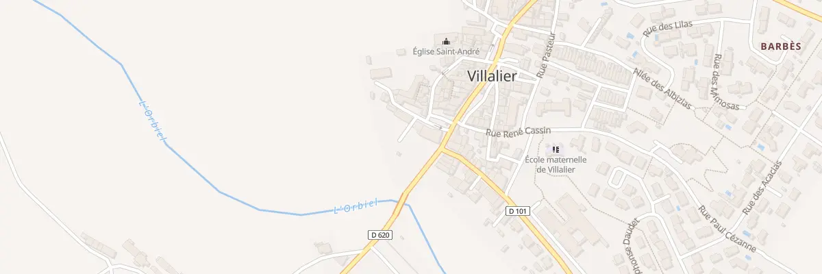 Plan du 3 Le Village à Villalier
