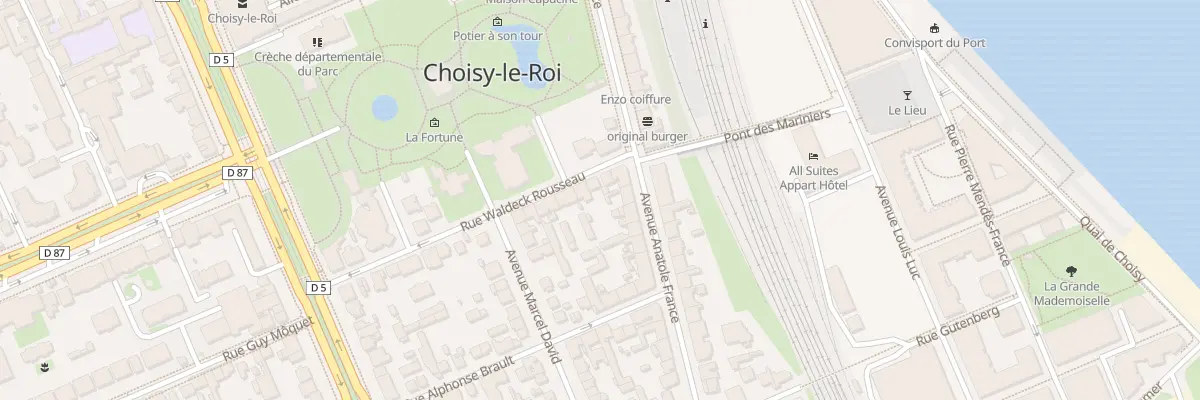 Plan du 5 Rue Waldeck Rousseau à Choisy-le-Roi