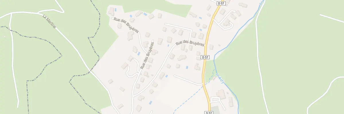 Plan du 7 Rue les Bruyeres à Clairvaux-d’Aveyron