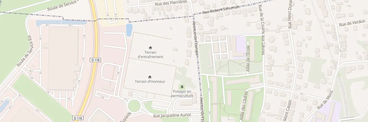 Plan du 101 Av de l’Europe à Athis-Mons