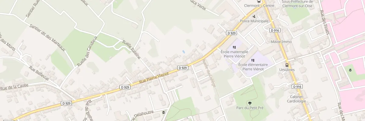 Plan du 38 Rue Pierre Viénot à Clermont