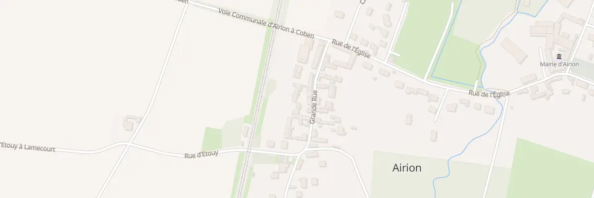 Plan du 6 Grande Rue à Airion