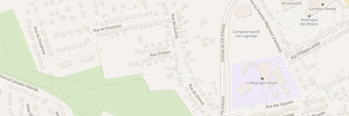 Plan du 112 Rue de Gionne à Bourges