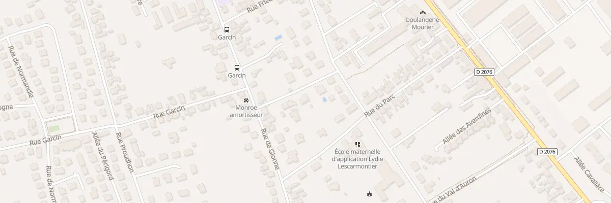 Plan du 25B Rue de Gionne à Bourges