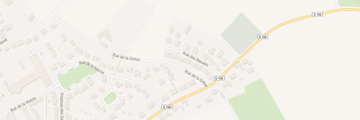 Plan du 107 Rue des Bleuets à Blaringhem