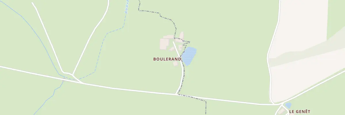 Plan du 5013 Boulerand à Lépaud