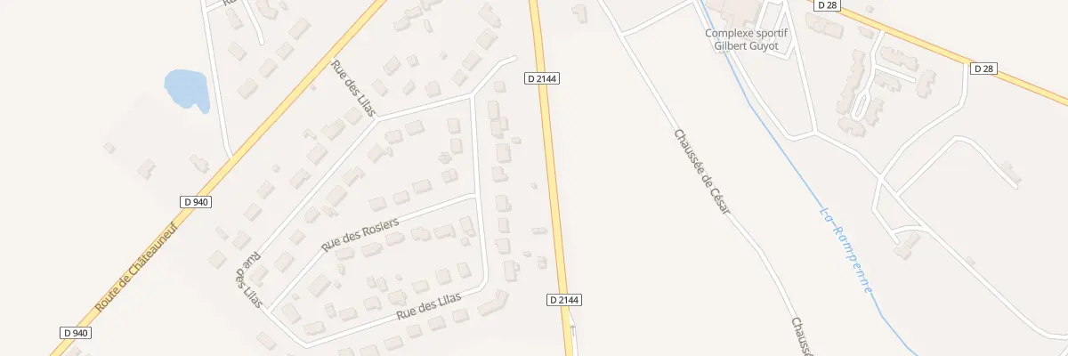 Plan du 46 Rue des Lilas à Levet